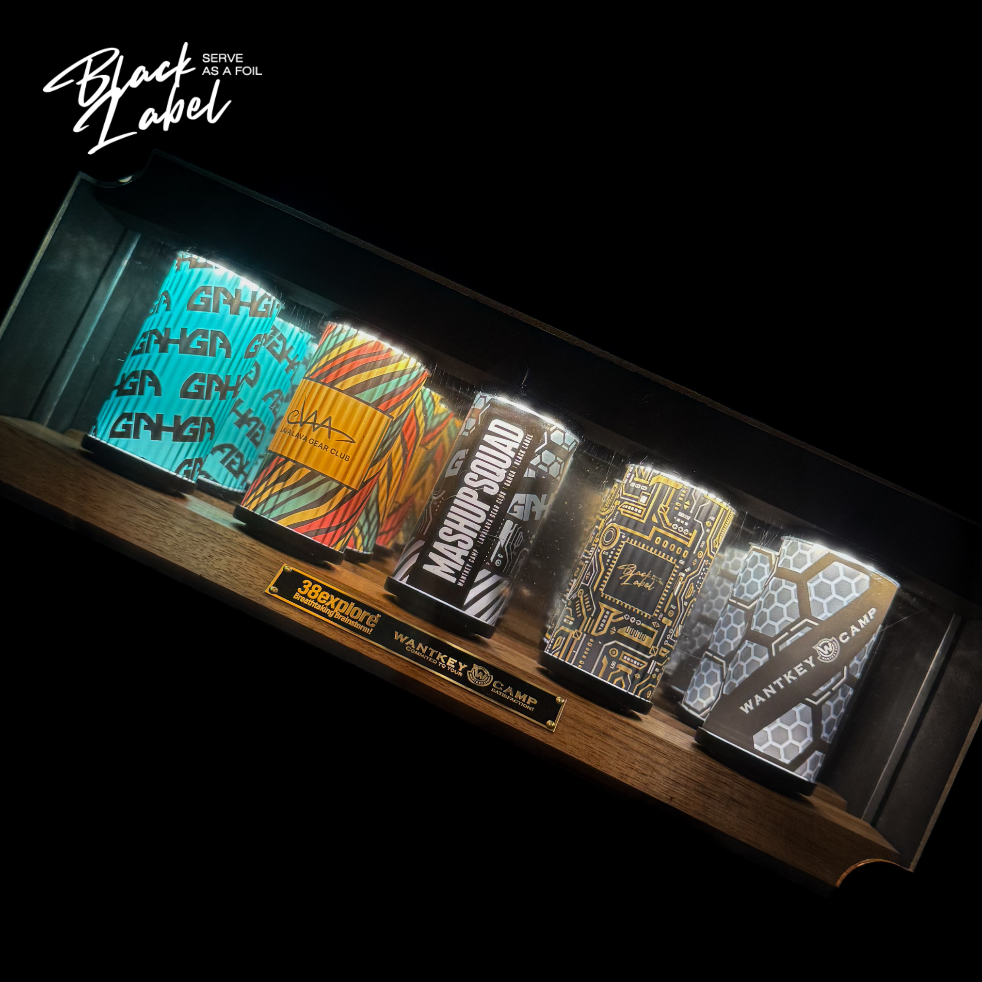 38kt HAUS5 STUDIOWad HAUS5のフクロ　パネル　3点セット STUDIO Wad「38-kt HAUS5のフクロ」 | Camp Shop Lantern