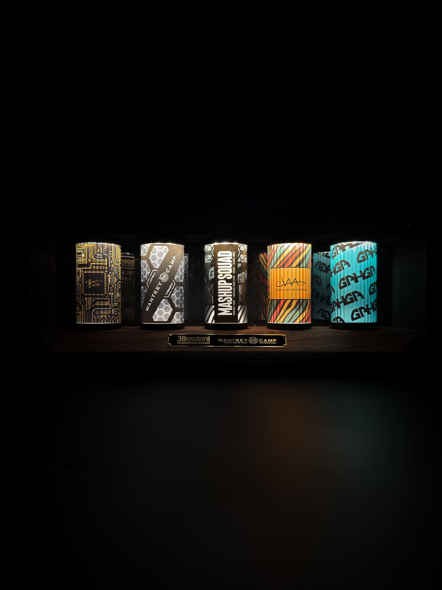 38 lights Black Base Design