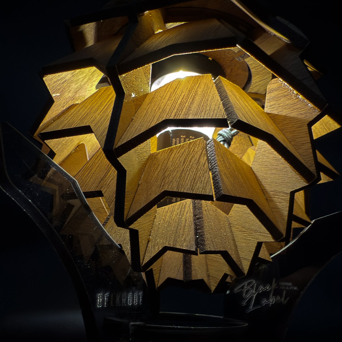 38 lights Black Base Design