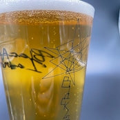 Pint Glass Black Label style
