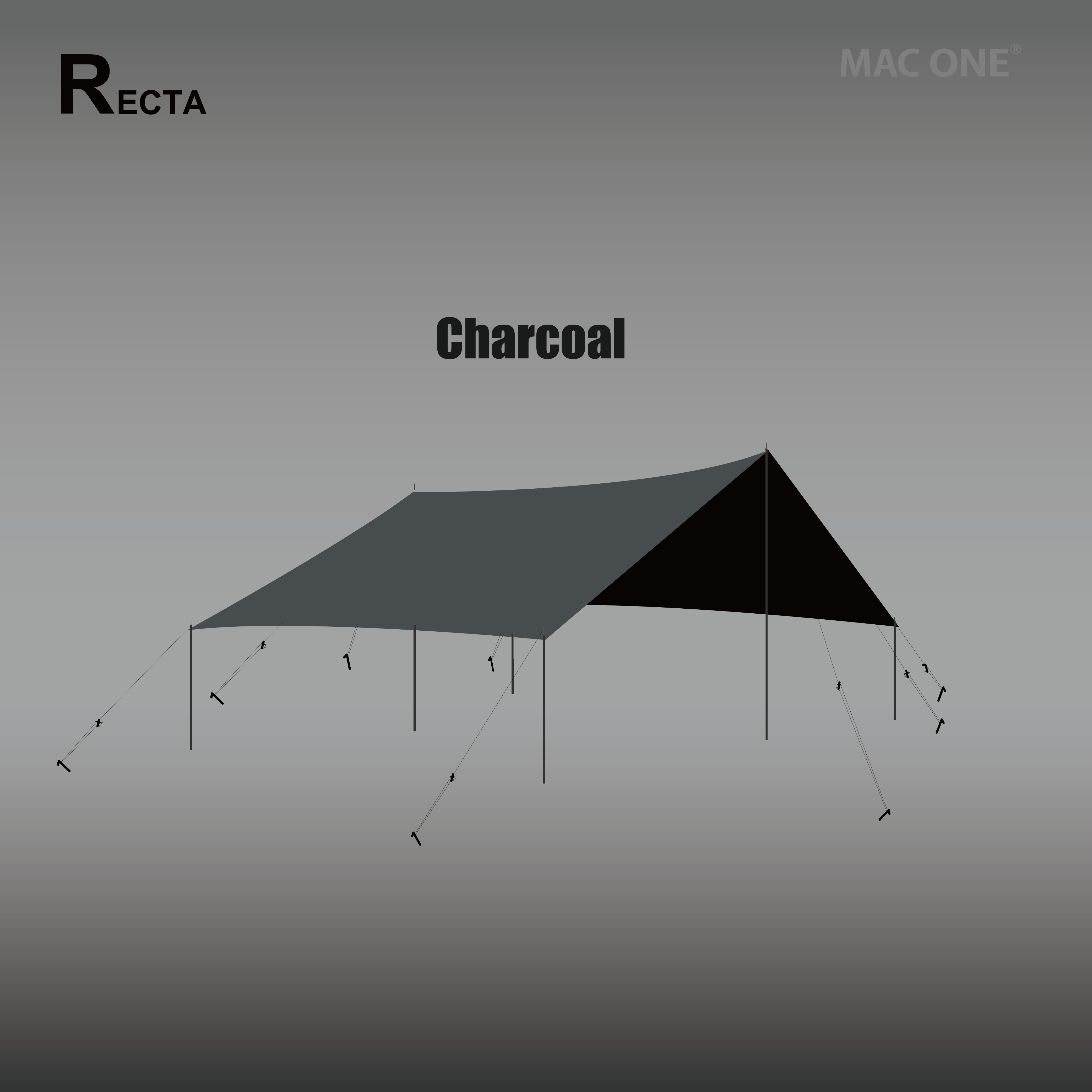 MacOne Recta L charcoal – Black Label