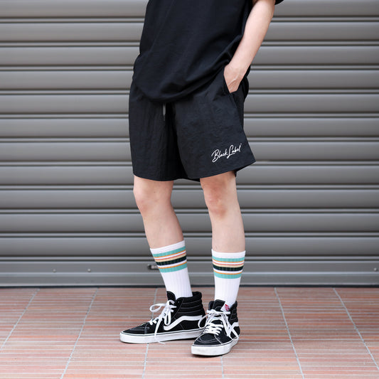 CL LOGO SUMMER PANTS BLACK