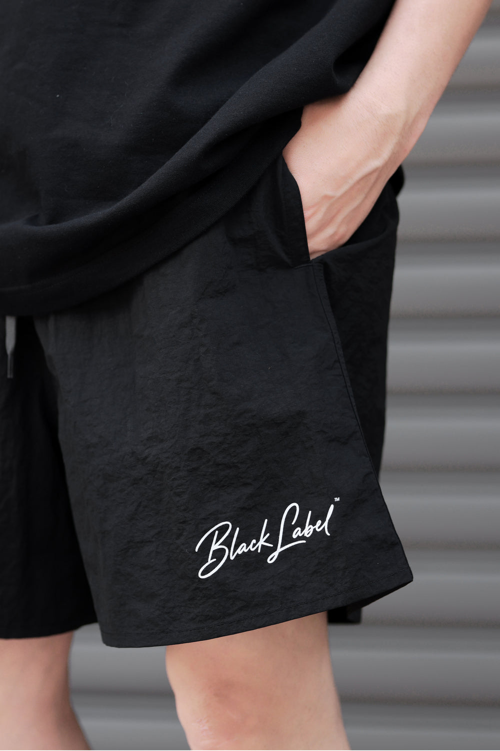 CL LOGO SUMMER PANTS BLACK