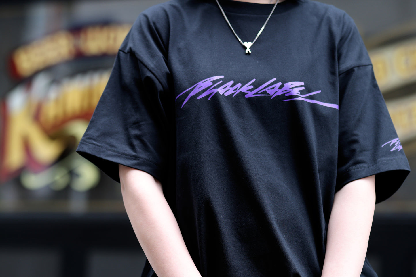 FOIL SCRIPT TEE