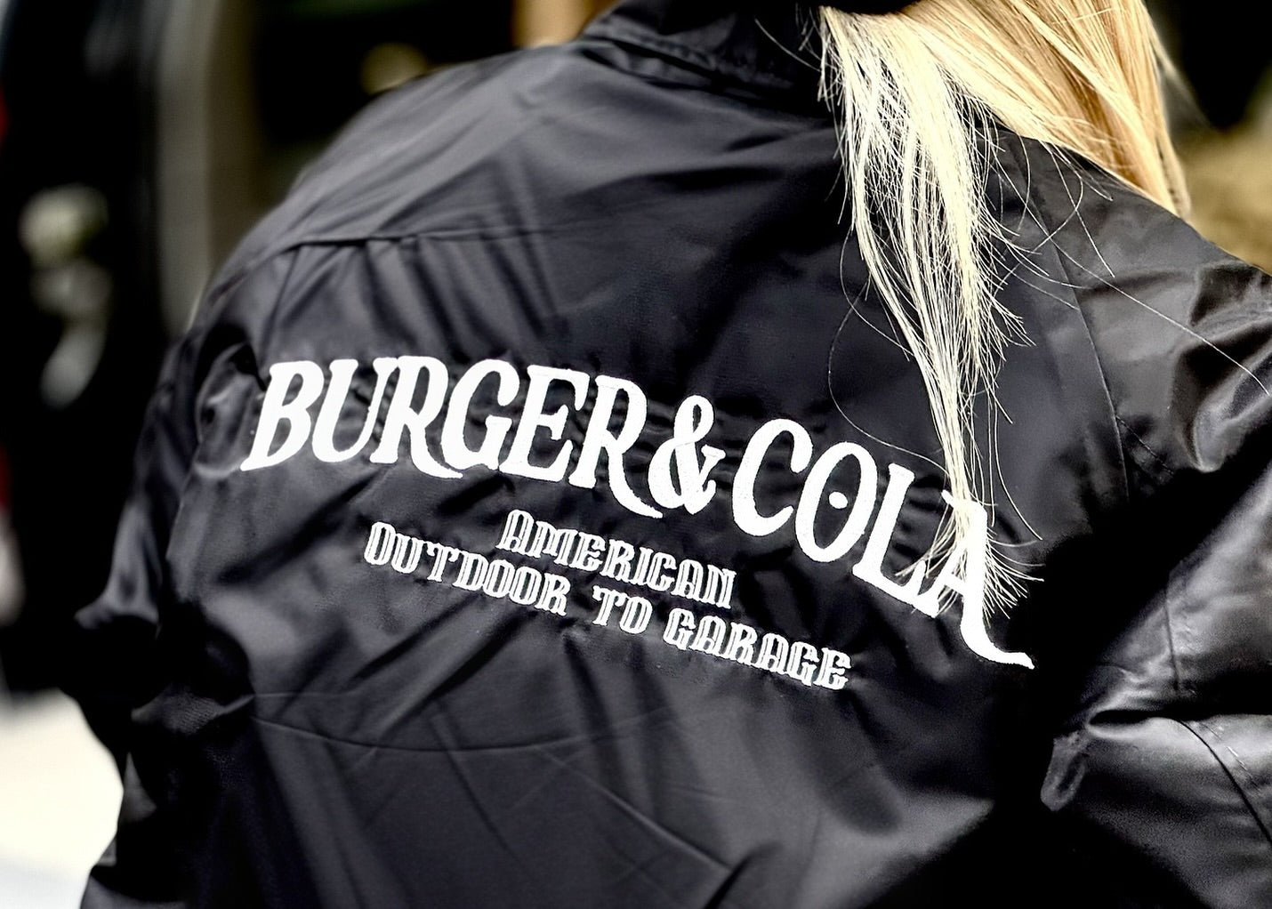 BURGER AND COLA B&C BOA COACH JKT BLACK