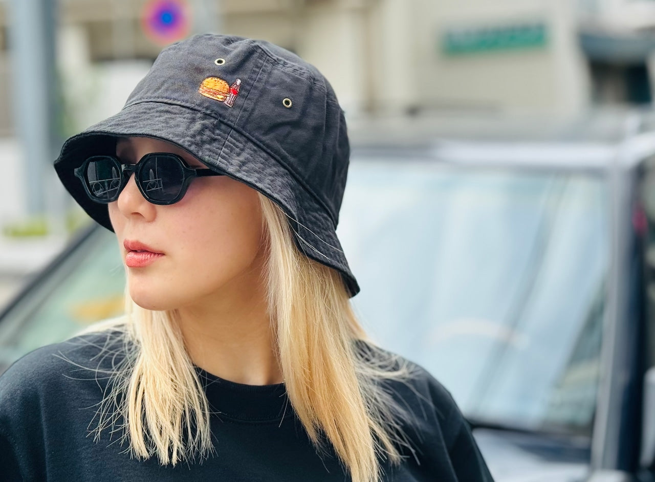 BURGER AND COLA B&C BUCKETHAT -BLACK-