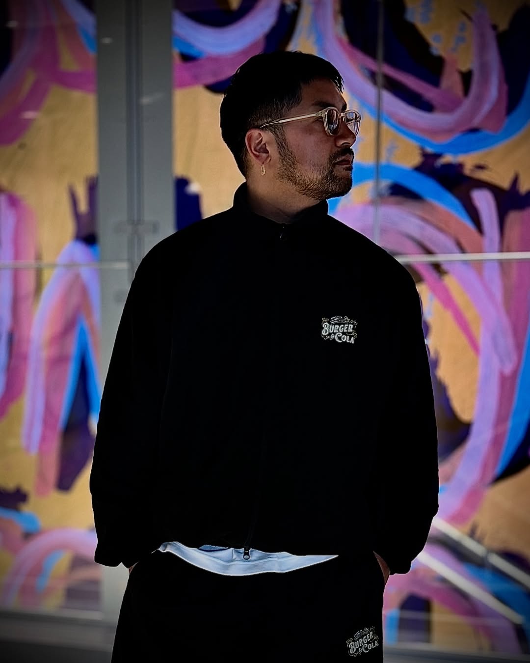 BURGER AND COLA B&C TRACK JACKET&PANTS – Black Label