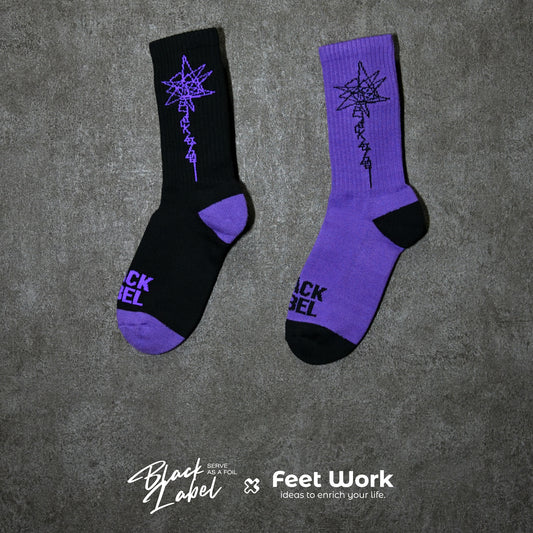 FOIL PILE SOCKS – 2colors