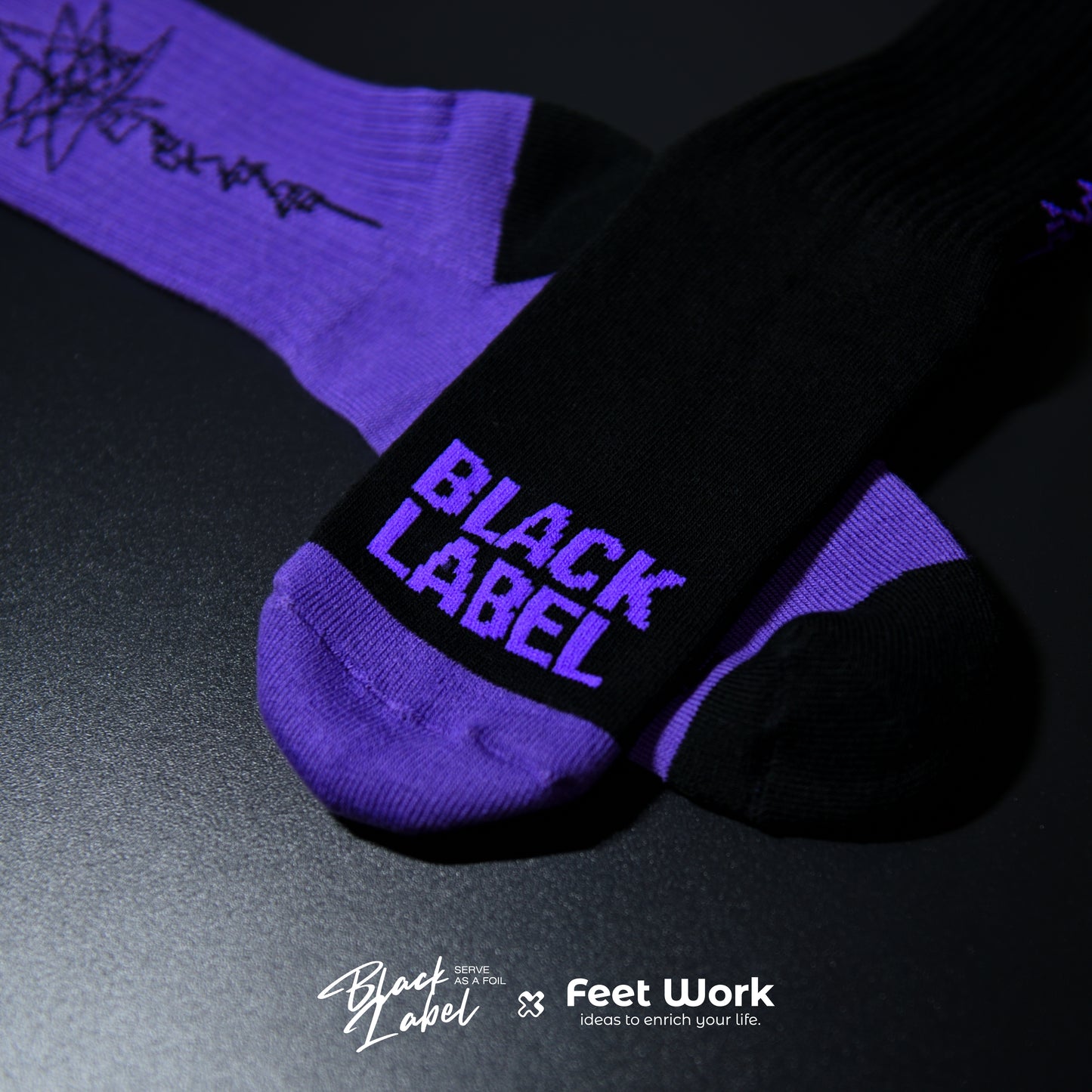 FOIL PILE SOCKS – 2colors