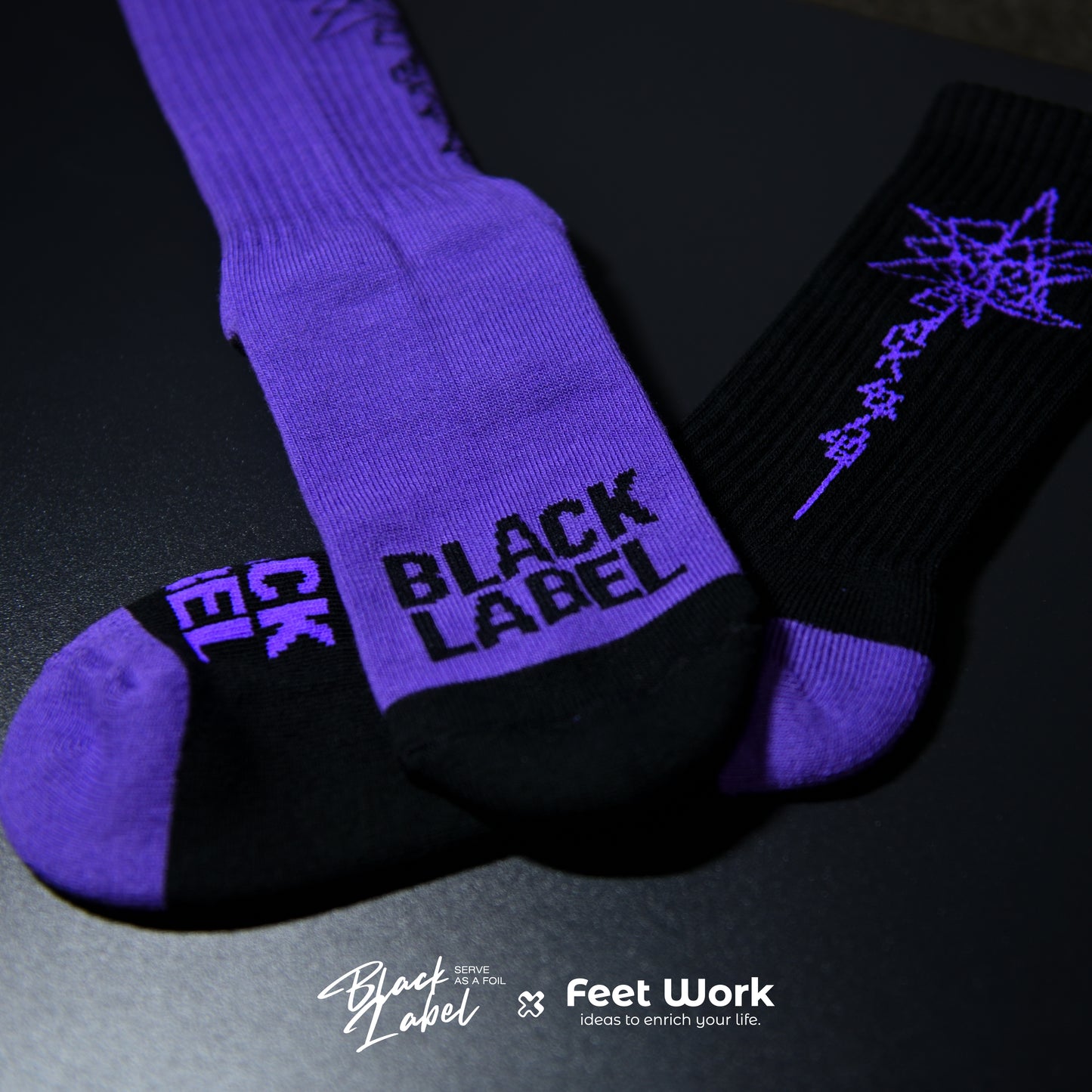 FOIL PILE SOCKS – 2colors