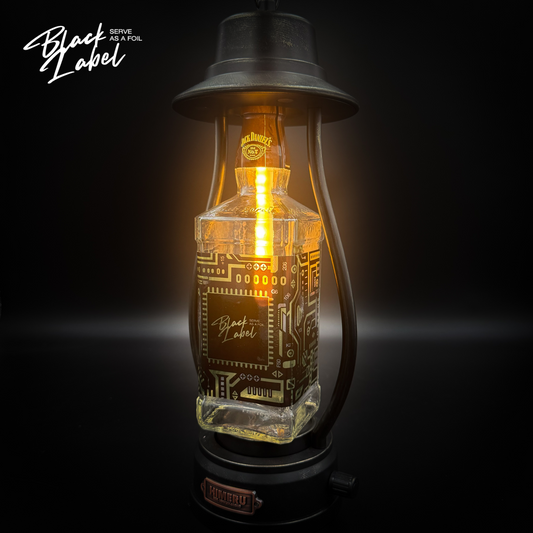 HIMERU LED BOTTLE RAMP BLACK Bottle Sticker Black Base style set