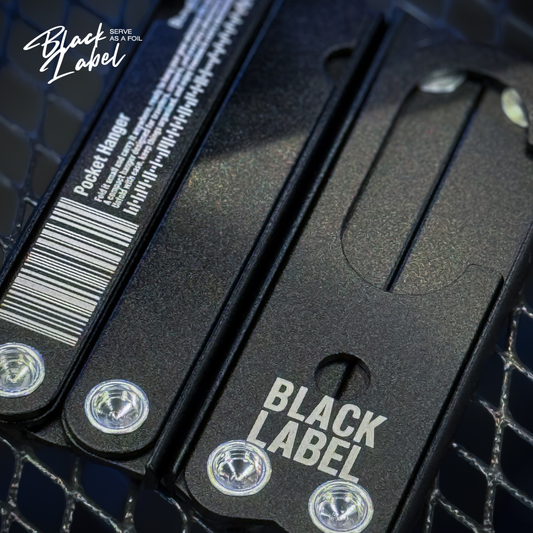 Pocket Hanger - Folding Aluminum / Black Label