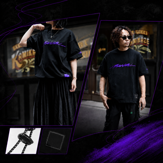 FOIL SCRIPT TEE