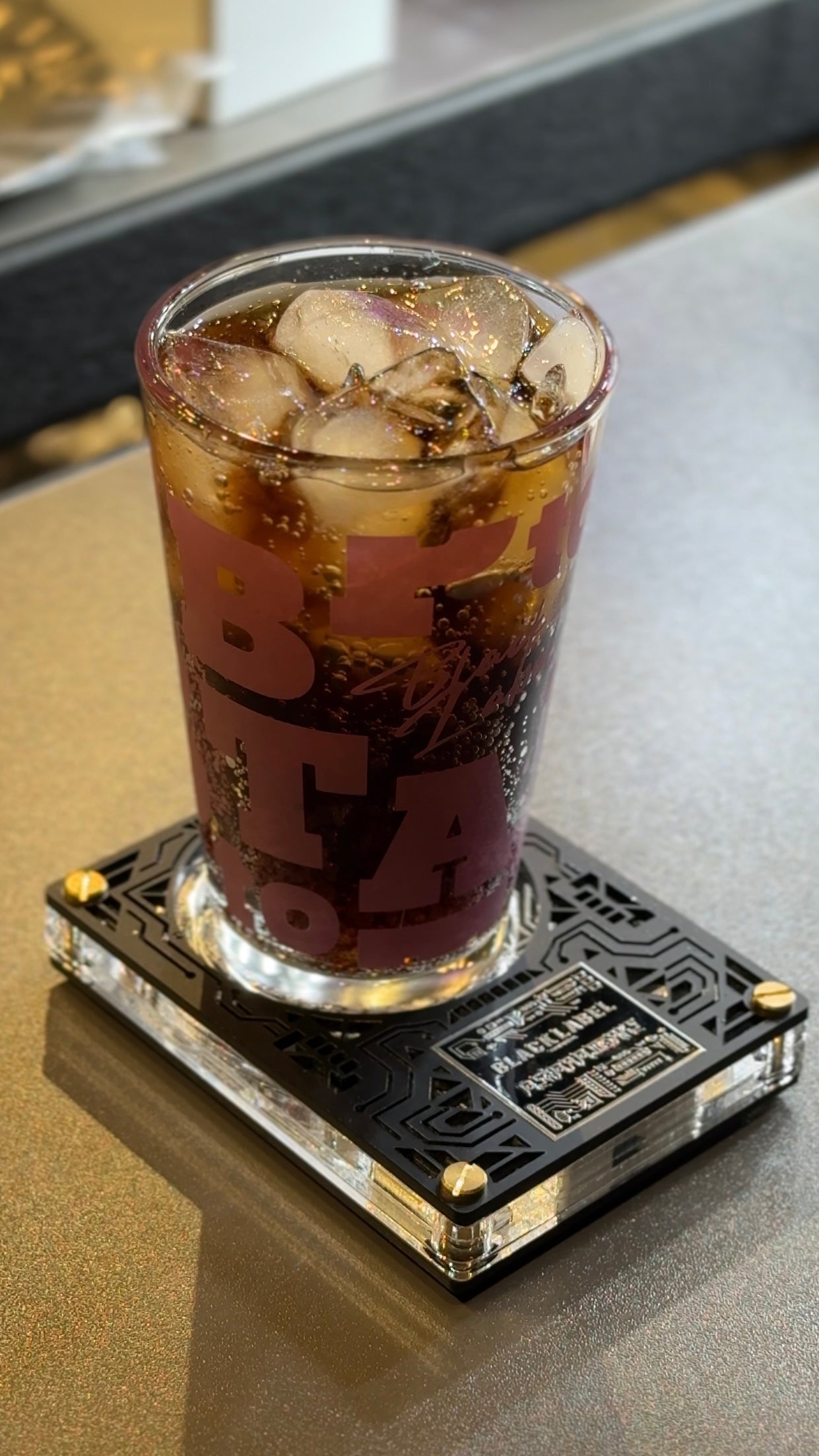 BLACK LABELブラックレーベルALBMcoaster ber.Black ALBM coaster ber.Black Label
