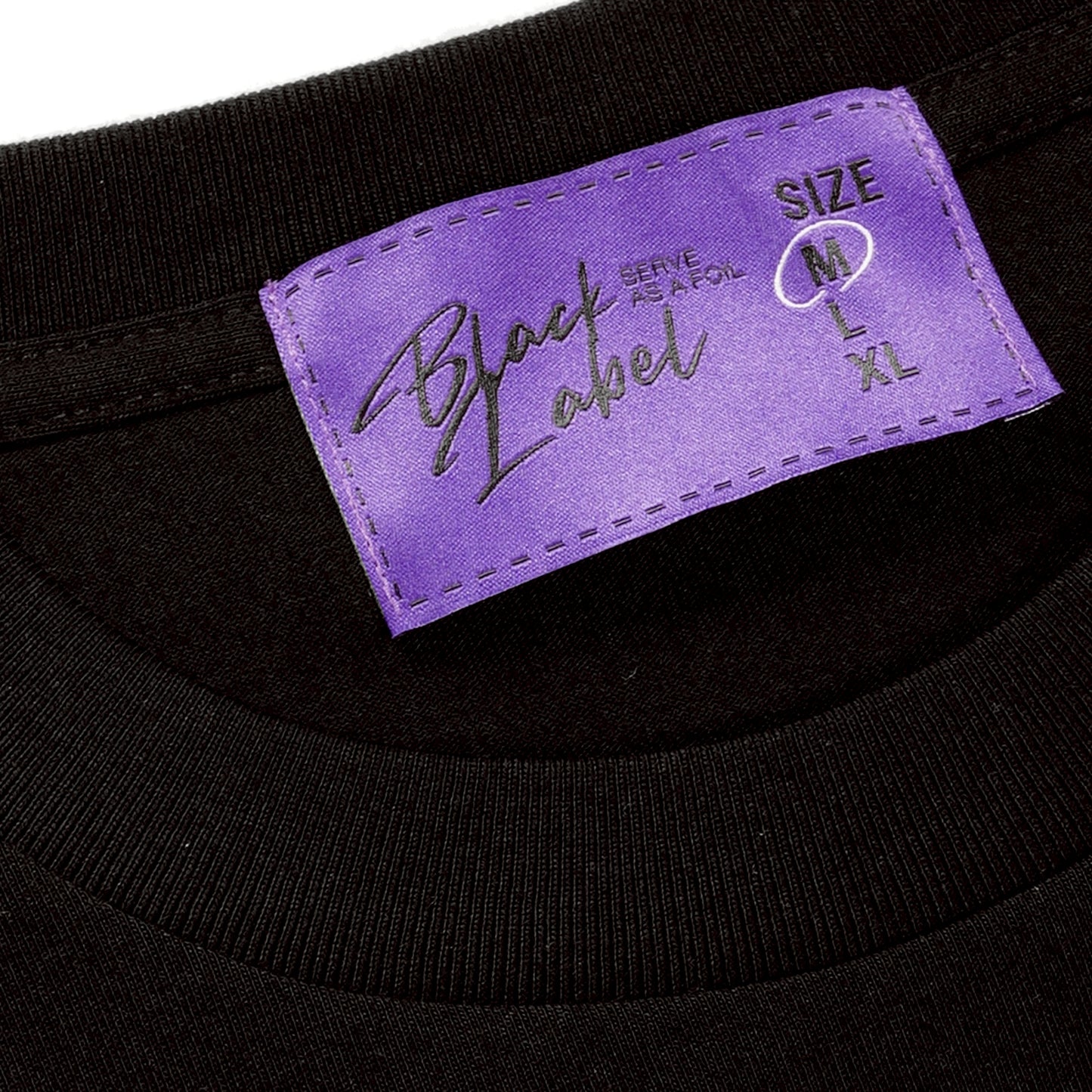 FOIL SCRIPT TEE