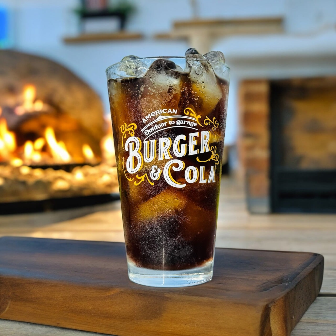 BURGER AND COLA B&C Glass
