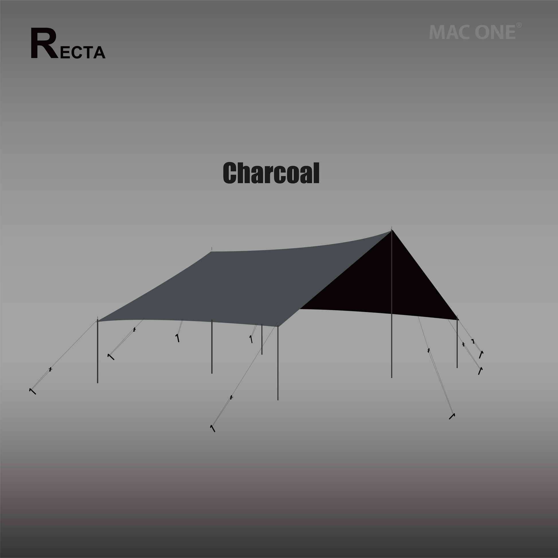 MacOne Recta L charcoal – Black Label MacOne Recta L charcoal – Black Label